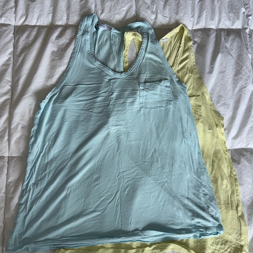 Alexander Wang racer back tanks set